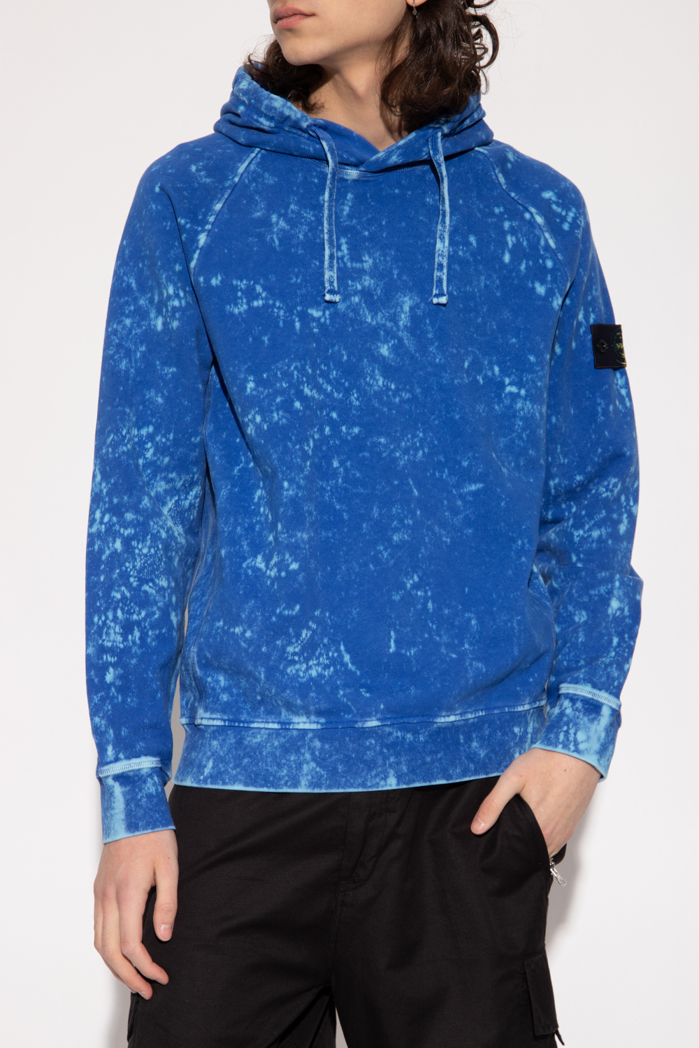 Stone island blue clearance hoodie